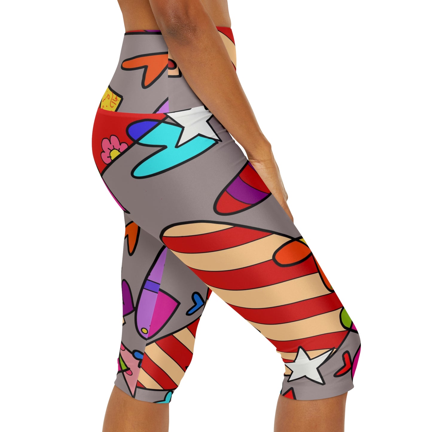 Love Yoga Capri Leggings