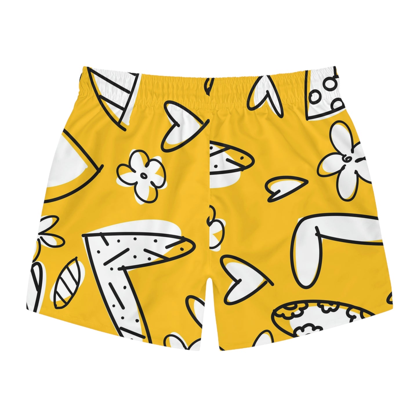 Lovely Yellow Swim Trunks