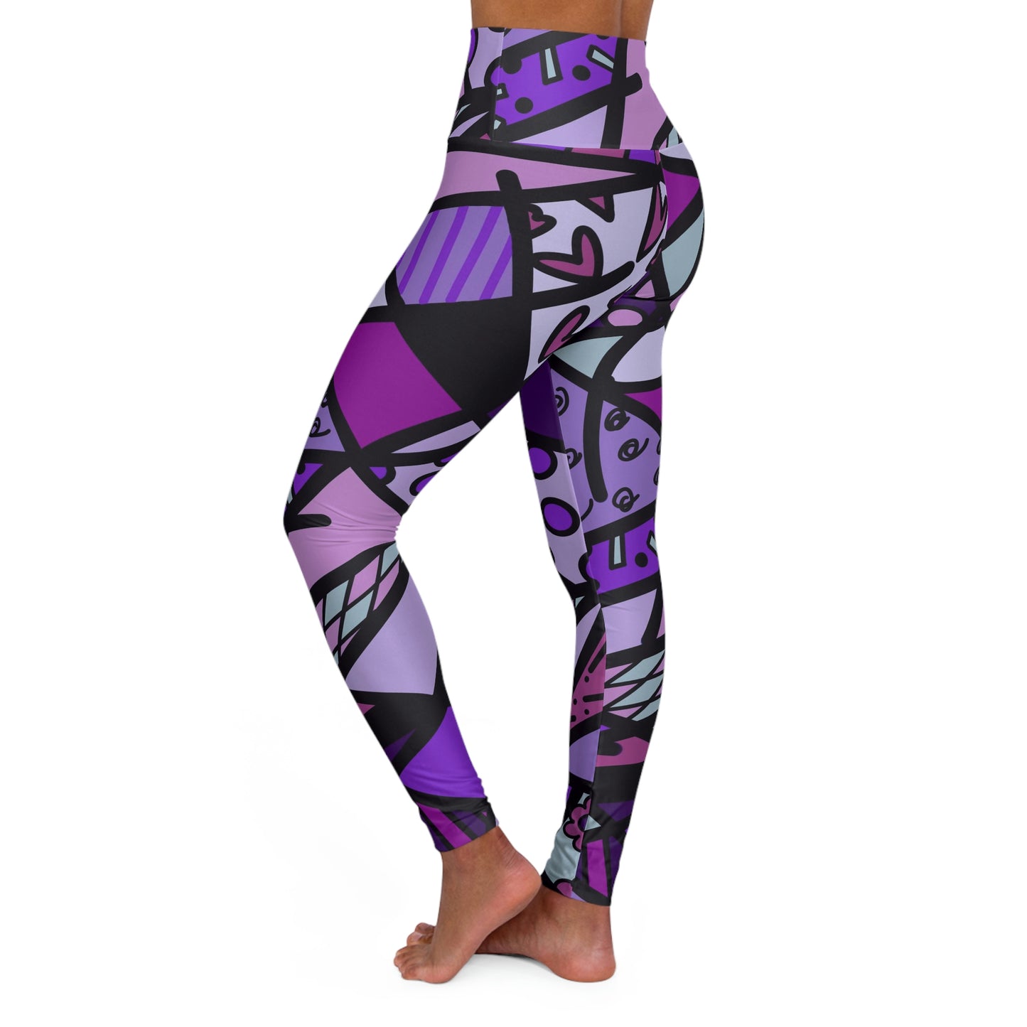 Shades of Color High Waisted Yoga Leggings