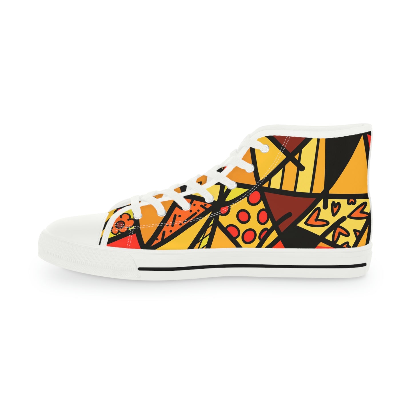 Shades of Color Men's High Top Sneakers