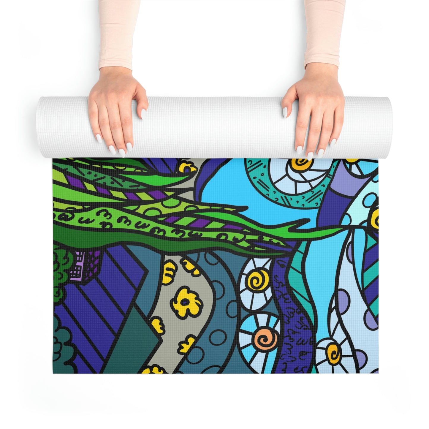 Starry Night Foam Yoga Mat