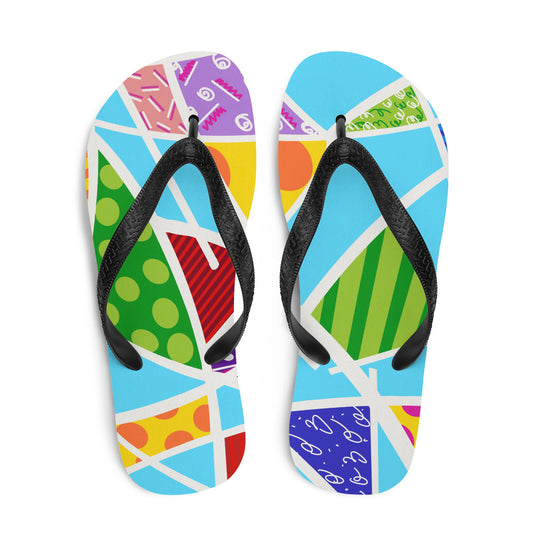 Blue Flip-Flops